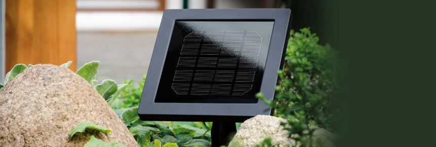 Solarleuchte als effiziente Gartenbeleuchtung